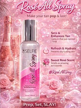 SELFIE Rosé All Spray - Pink Shimmer Setting Spray